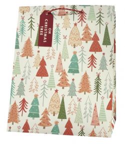 SAC CADEAU MOYEN - ARBRES DE NOËL